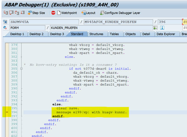 abap assignment error overwriting of a protected field